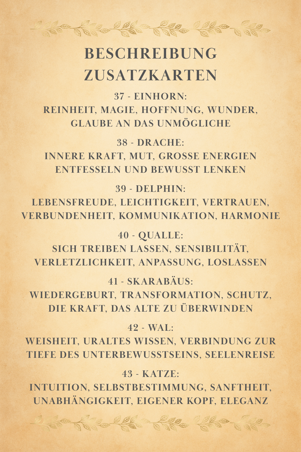 Cosmos Tierreich Lenormand