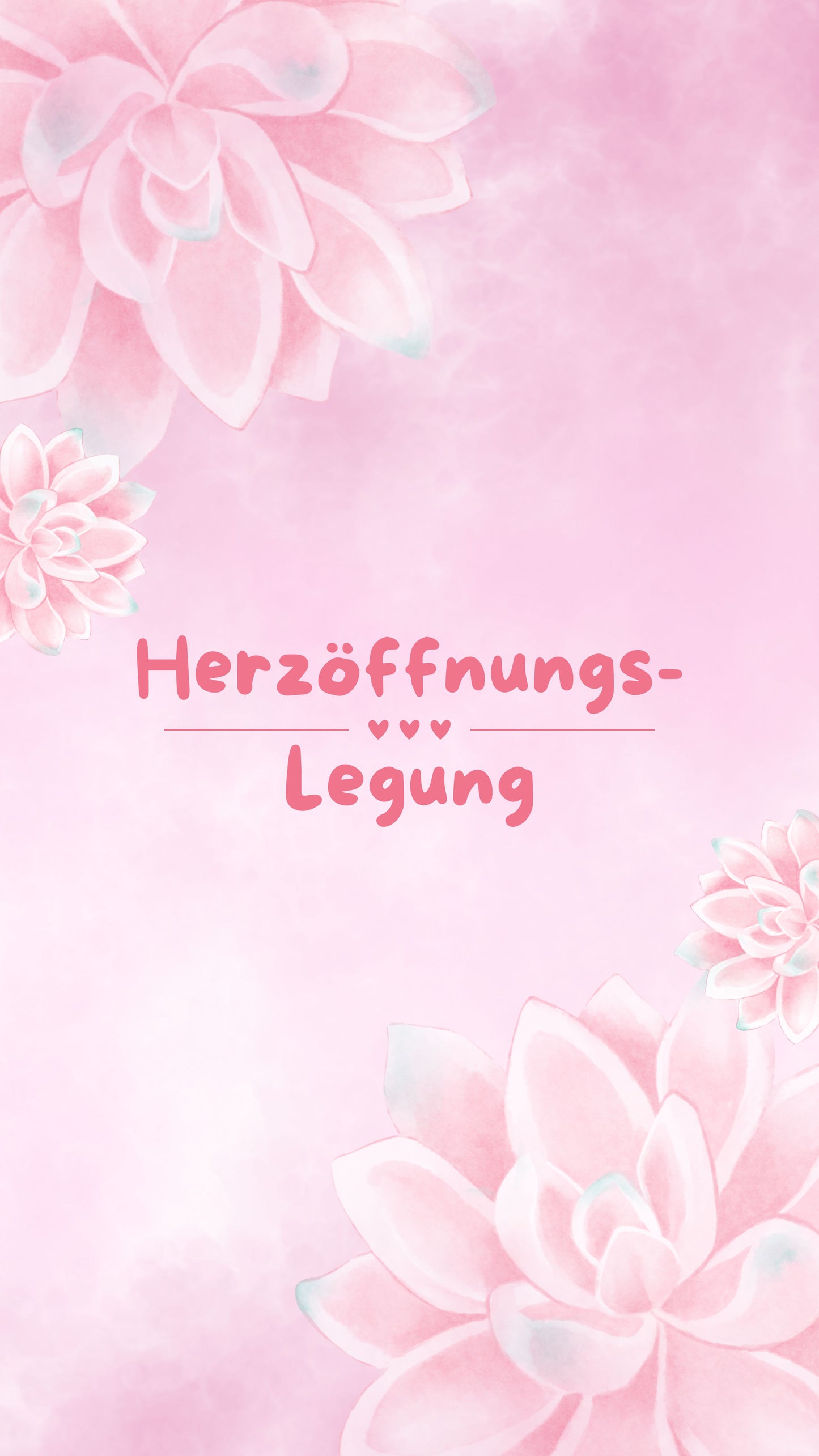 Herzöffnungs-Legung (Sprachnotiz)