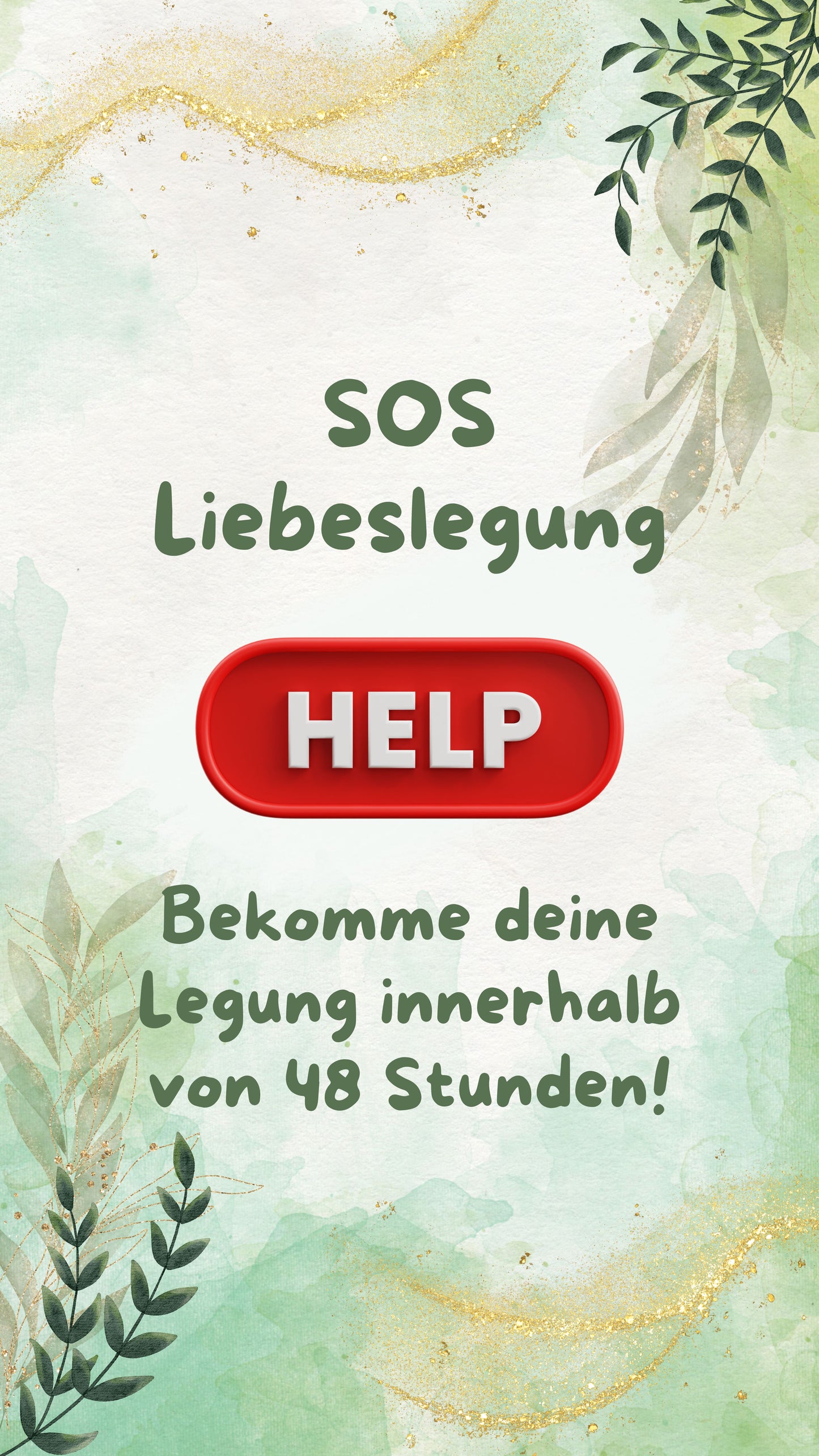 SOS Liebeslegung (Sprachnotiz)