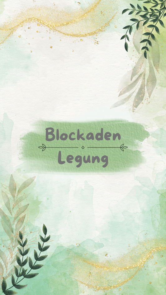 Blockaden Legung über Sprachnotiz