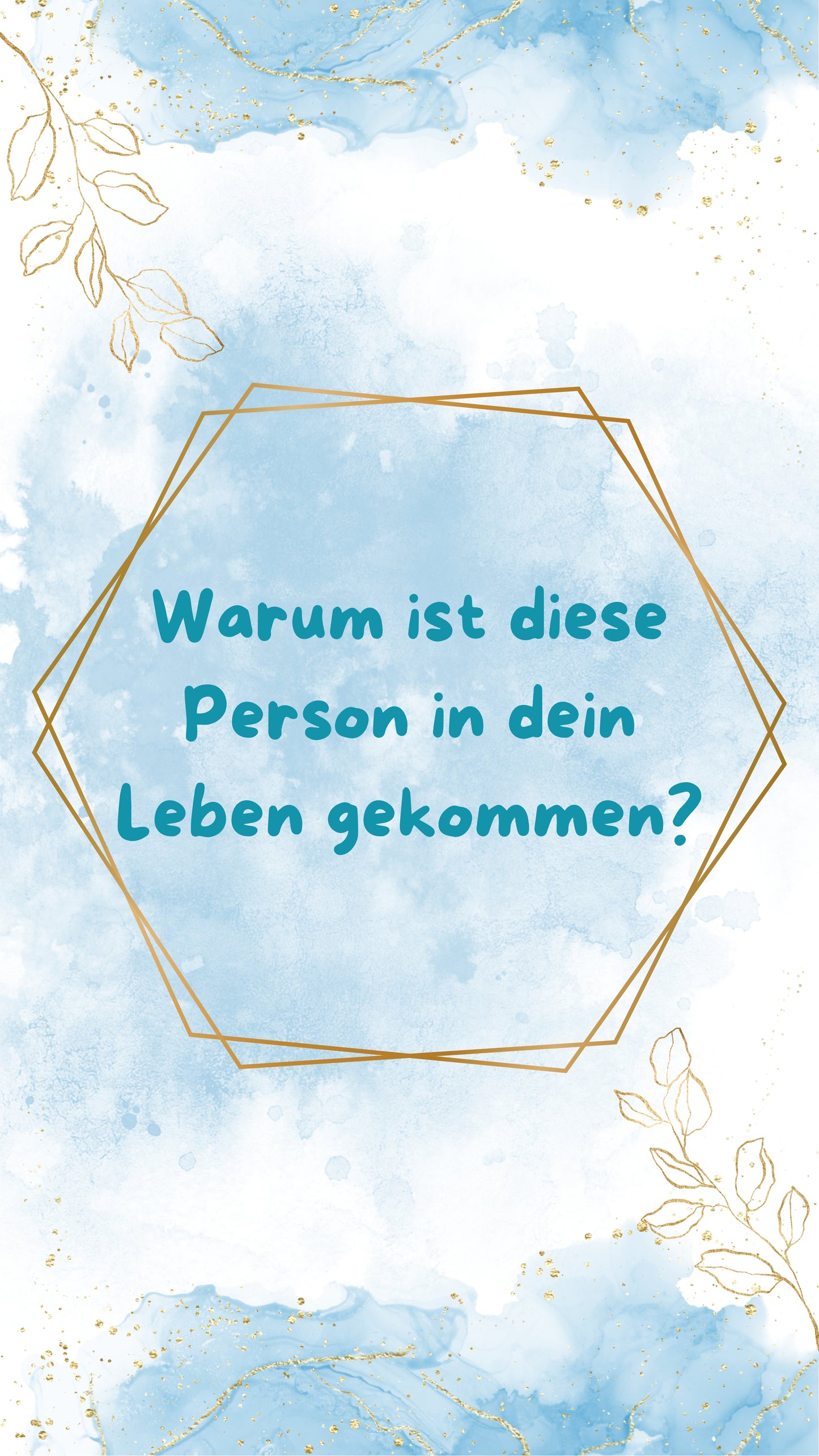 Warum ist diese Person in dein Leben gekommen? (Sprachnotiz)